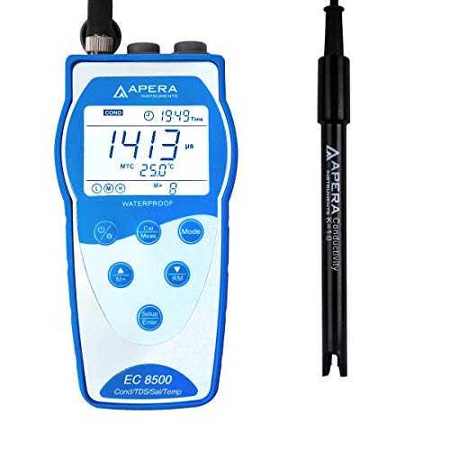 Premium Series EC8500 Portable Handheld Conductivity Meter Kit