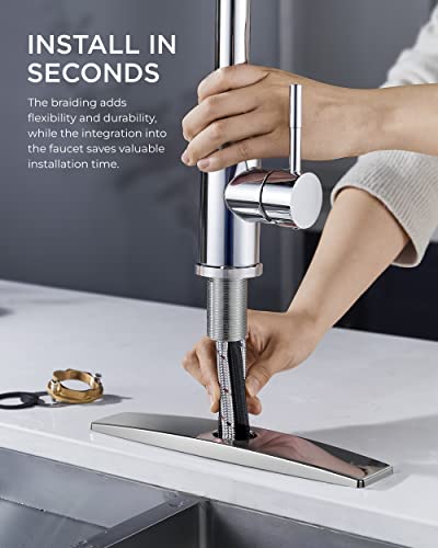 Kitchen Faucets with Pull Down Sprayer