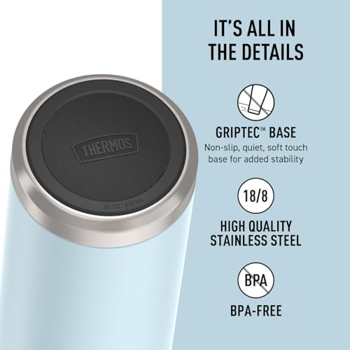 ICON SERIES Stainless Steel Water Bottle with Screw Top Lid
