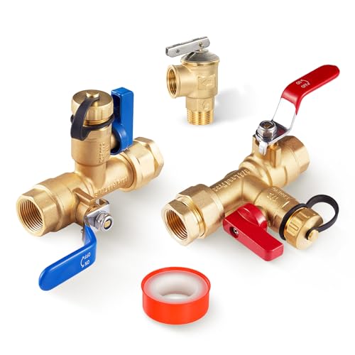 1 Set GUOFIS Tankless Water Heater Service Valve Kit