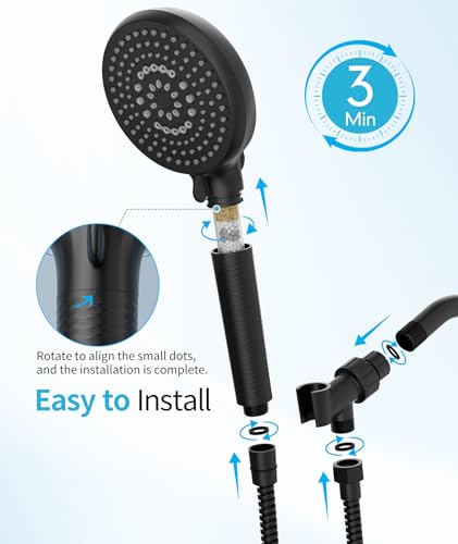Filtered Shower Head with Handheld