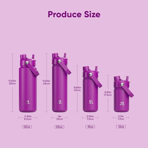 Kids Insulated Water Bottle with Straw