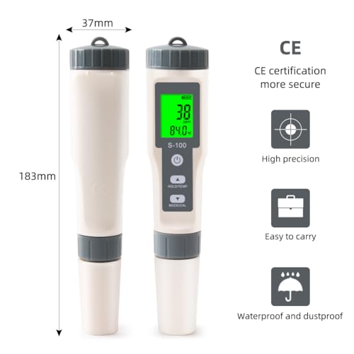 TDS Meter 4 in 1 Water Tester TDS