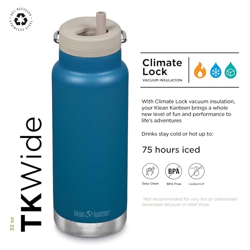 32oz TKWide Insulated Water Bottle with Twist Cap