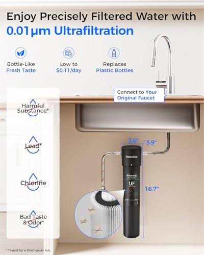 15UA UF 0.01 μm Ultra Filtration Under Sink Water Filter System