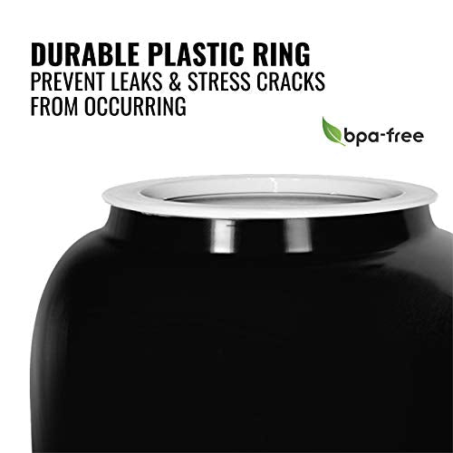 Geo Sports Porcelain Ceramic Crock Water Dispenser