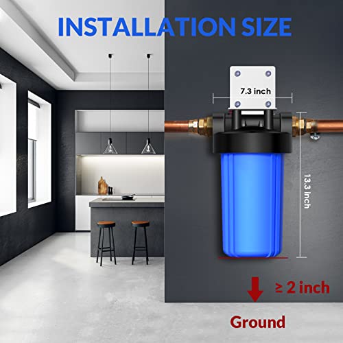 DB10P 10" *4.5" Whole House Sediment Water Filter Housing
