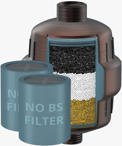 Heavy Duty NO BS Shower Filter with Extra Replacement Cartridge
