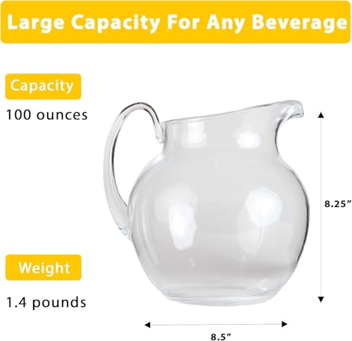 100 oz Shatterproof Plastic Pitcher