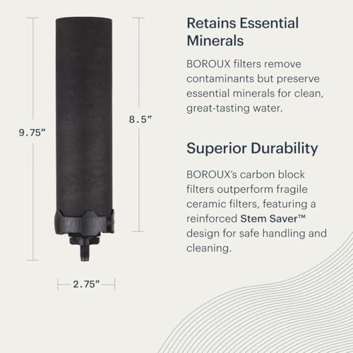 Foundation Black Replacement Water Filter