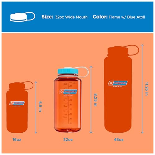 32 oz Wide Mouth Water Bottle