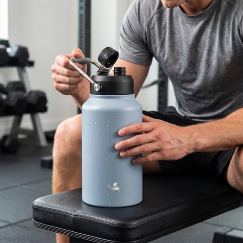 64 oz Insulated Stainless Steel Water Bottle Jug with Handle