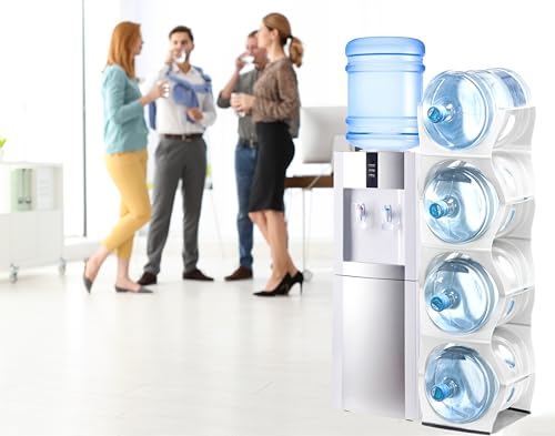 Stackable Water Bottle Storage Rack Best Water Jugs 5 Gallon Organizer. Jug Holder for Kitchen