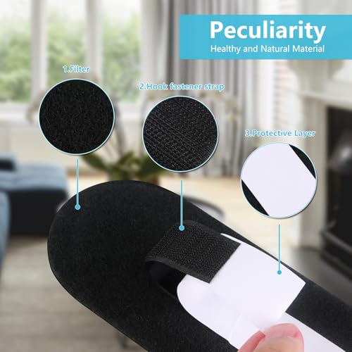 12 Pack Activated Carbon Ceiling Fan Filters (12 Count)