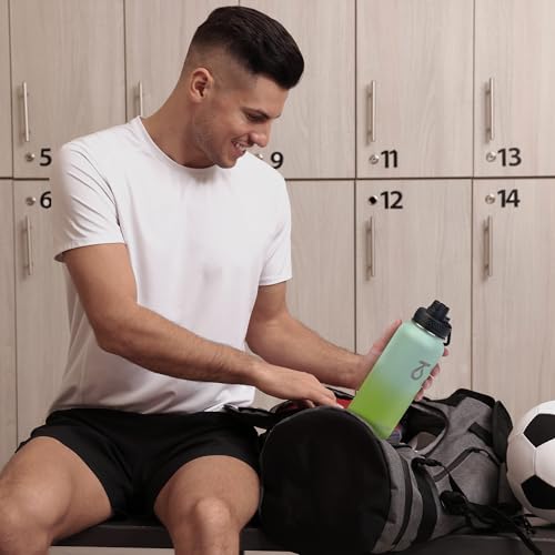 Water Bottle Insulated 40 oz with 3 Lids
