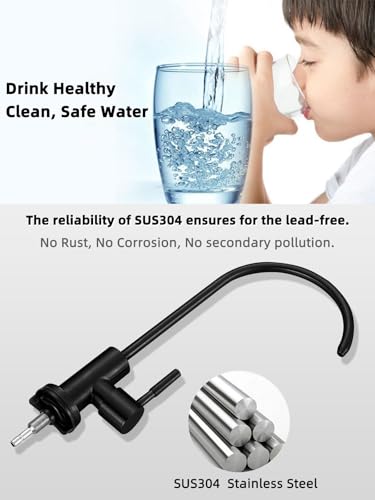 Drinking Water Faucet Matte Black Water Filter Faucet