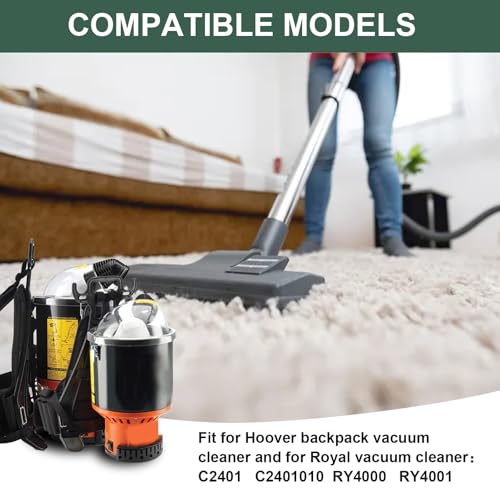 Vacuum Bags & Filters Fit for Hoover Shoulder Vac Pro & Royal Backpack Vacs
