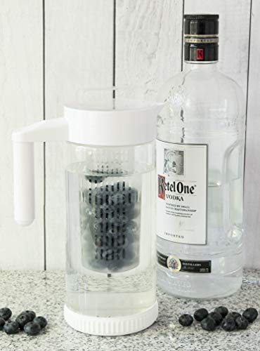 Premium Glass Water Pitcher with Fruit Infuser