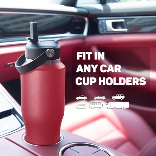 32oz Insulated Water Bottle Keep Cold 24h&Hot 12h