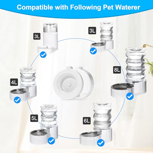 8 Pack Replacement Filters for Gravity Pet Water Dispenser (8 Count)