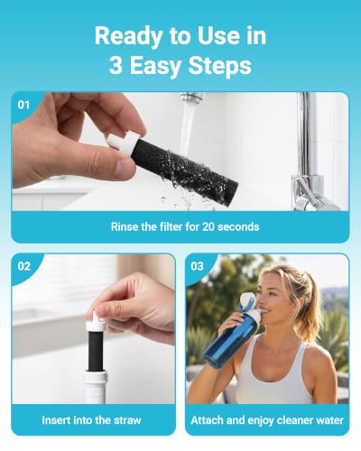 Water Bottle Filter Replacement for Brita® BB06 (6 Count)