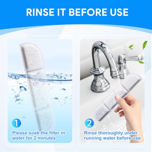 Replacement Filters Fit for DownyPaws Water Fountain 84oz (24 Count)