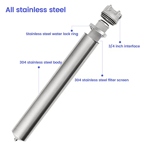 NSF ANSI 42 Stainless Steel Whole House Water Filter Housing