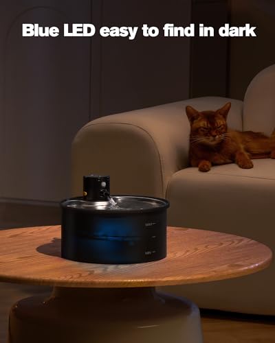 Wireless Cat Water Fountain Cordless