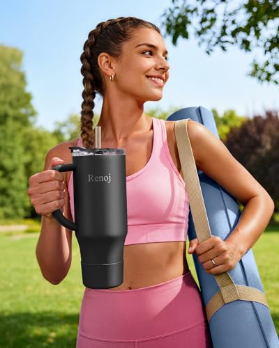 Insulated Mug 100% Leak Proof Insulated Water Bottle for Iced Coffee & Hot Drinks