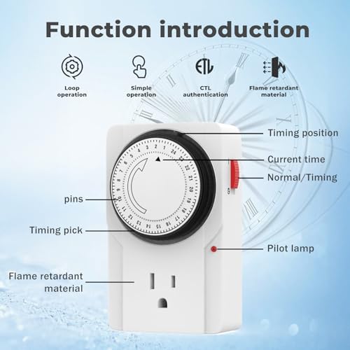 1500W Immersion Water Heater with Timer