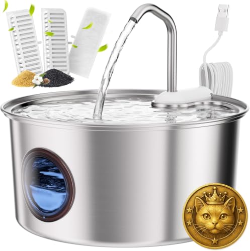 Cat Water Fountain Stainless Steel