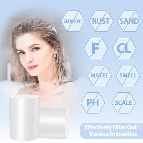 2 Pack 20 Stage Shower Filter Replacement Cartridge