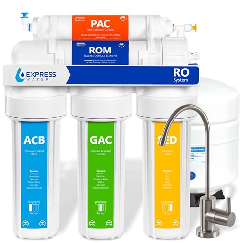 RO10MBN, 5-Stage Reverse Osmosis Water Filter System, 100 GPD