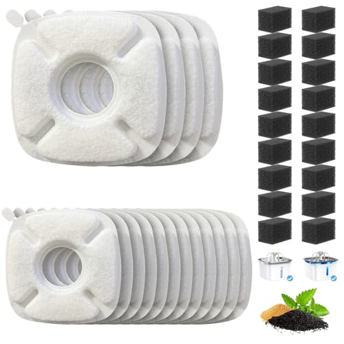 Cat Water Fountain Filter Pet Drinking Fountain Filter (16 Count)