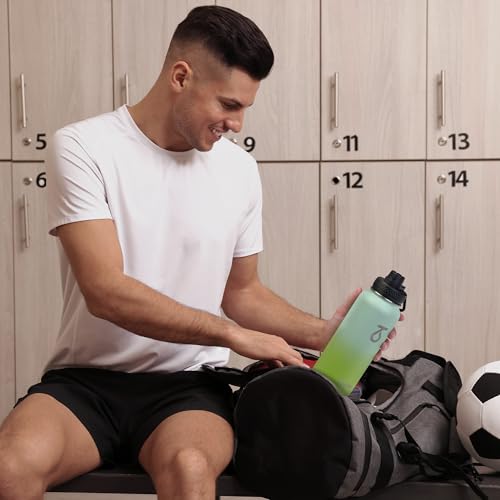 Insulated Water Bottle 32 oz with 3 Lids