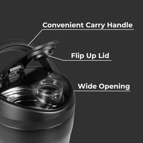 Insulated Protein Shaker Bottle 24 oz