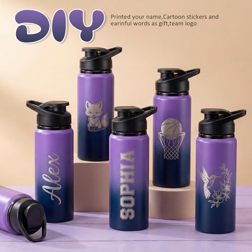 10 Pcs Aluminum Water Bottles (10 Count)