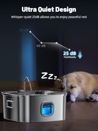Dog Water Fountain Stainless Steel