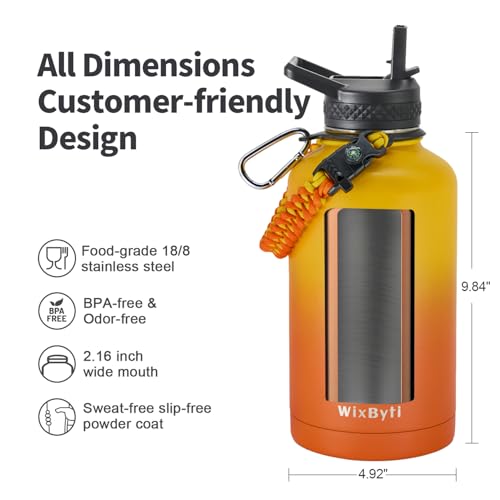 64oz Insulated Water Bottle