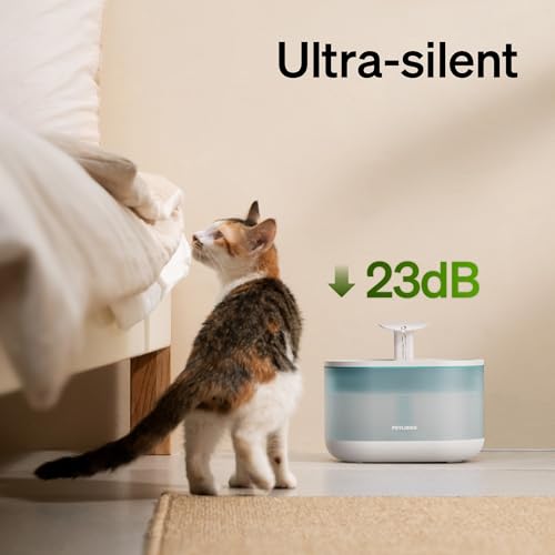 Cat Water Fountain Ultra Quiet with Two Flow Modes