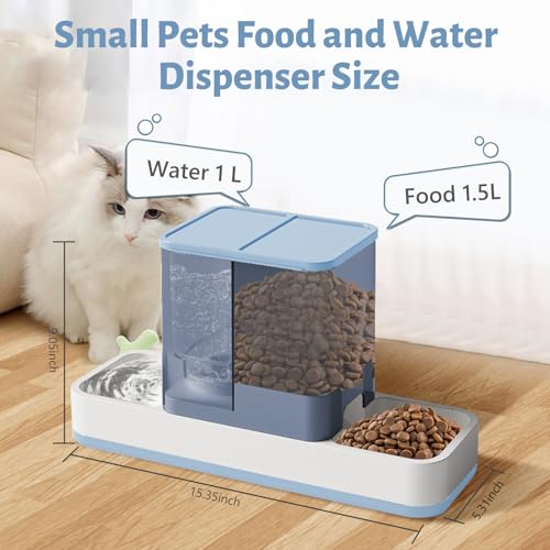 Automatic Small Pet Feeder and Water Dispenser