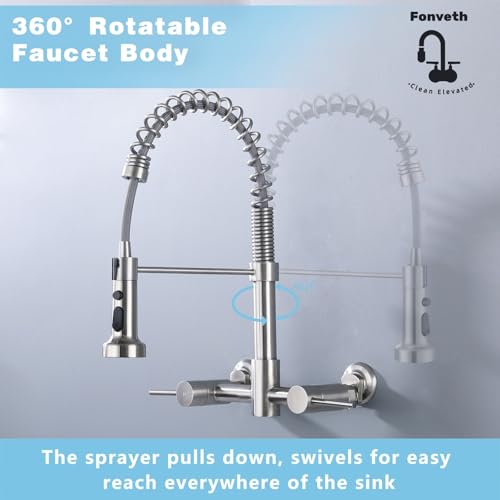 Wall Mount Kitchen Faucet