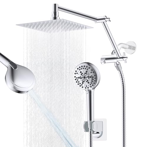 Metal Rain Shower Head with Handheld