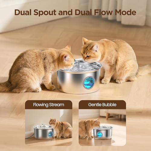 Cat Water Fountain Stainless Steel