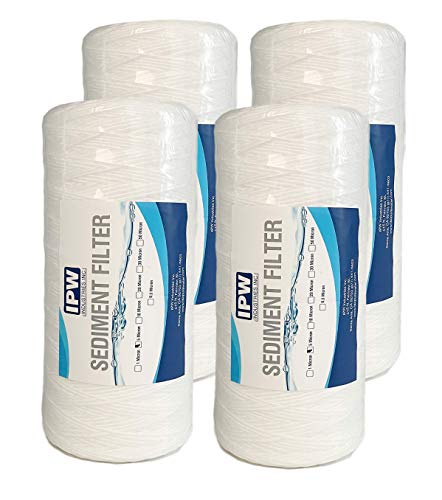 4 Pack 5 Micron Whole House Sediment Water Filter (4 Count)