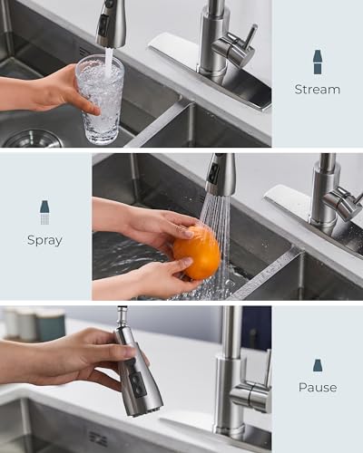 Kitchen Faucet with Soap Dispenser