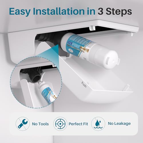 Alkaline ADQ73613401 Water Filter and LT120F Air Filter (3 Count)