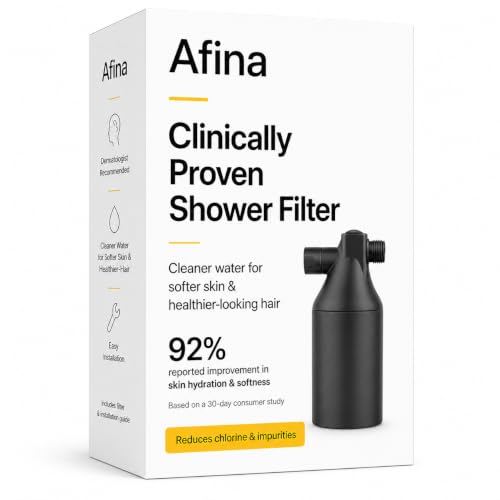 Black High Pressure Revitalizing Shower Filter