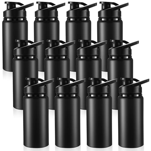 Aluminum Water Bottle Bulk (12 Count)