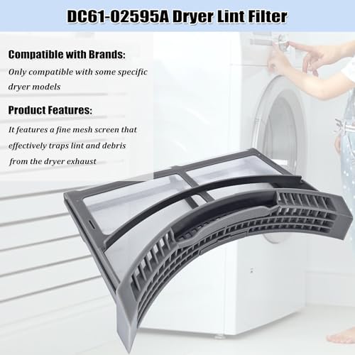 DC61 02595A Dryer Lint Filter Case Screen